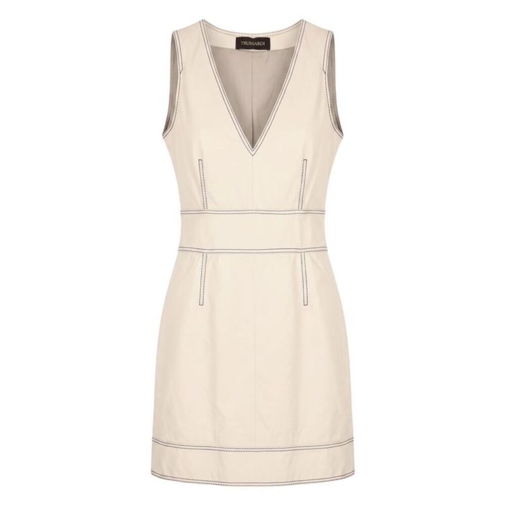 Trussardi Beige Lamb Women Women's Dress